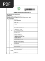 FMC Checklist | PDF