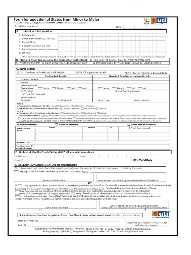 Status Minor To Major | PDF