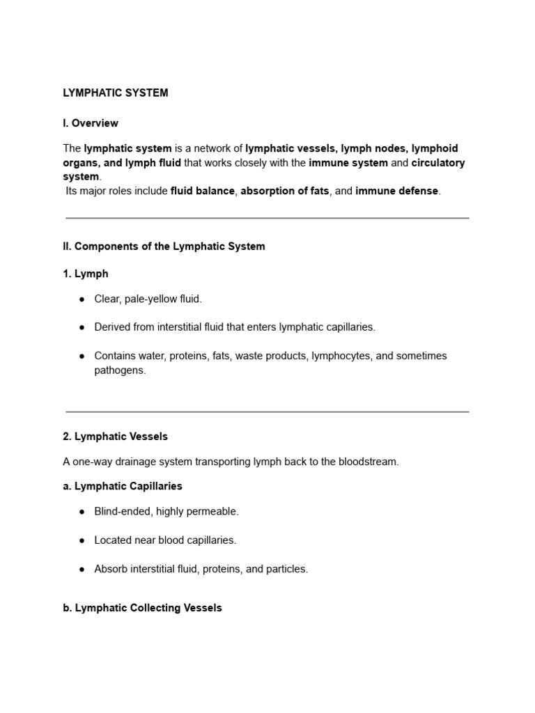 Lymphatic | PDF | Lymphatic System | Lymph Node