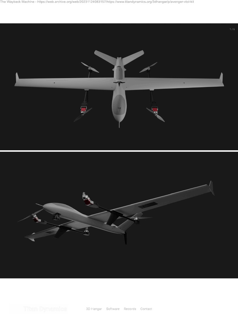 Avenger VTOL Instructions Titan Dynamics | PDF
