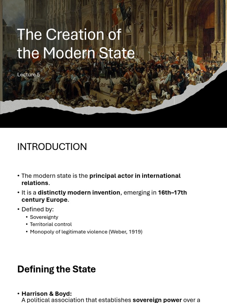 Origins of the Modern State System | PDF | Sovereignty | Political Science