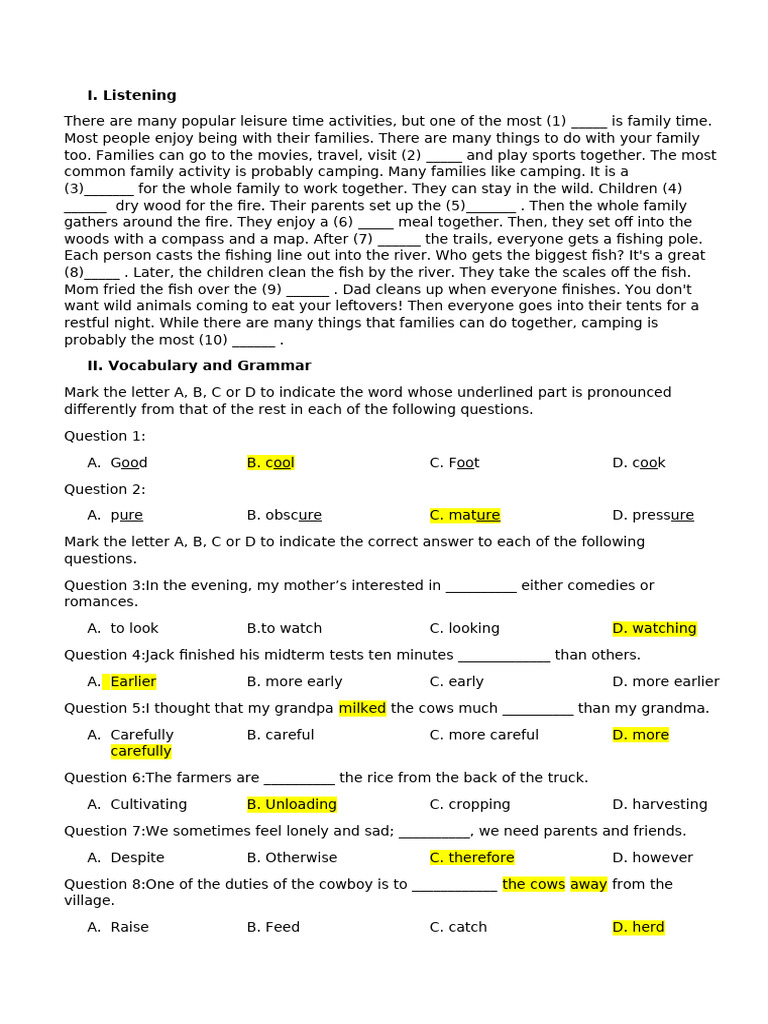 Test 11 | PDF