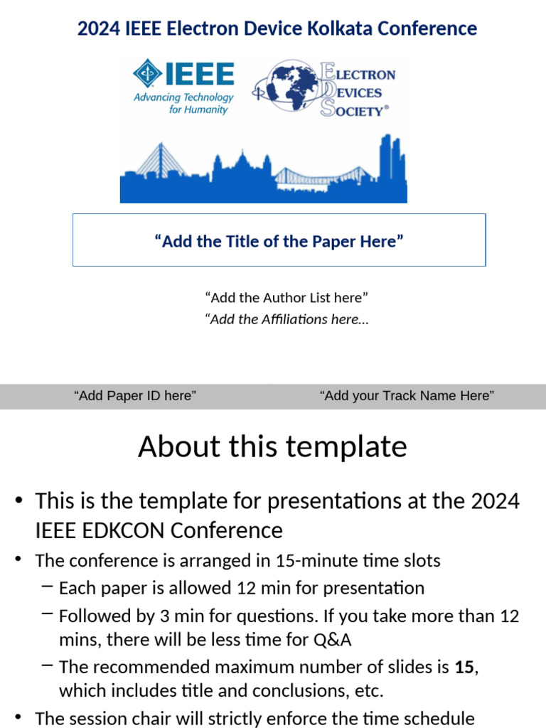EDKCON 2024 Guidelines For | PDF