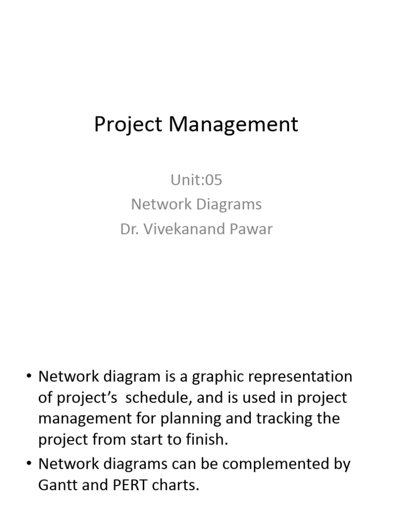 Network Diagrams in Project Management | PDF | Project Management ...