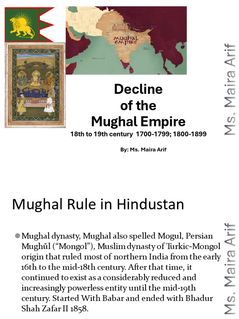Decline of The Mughal Empire PDF | PDF | Mughal Empire