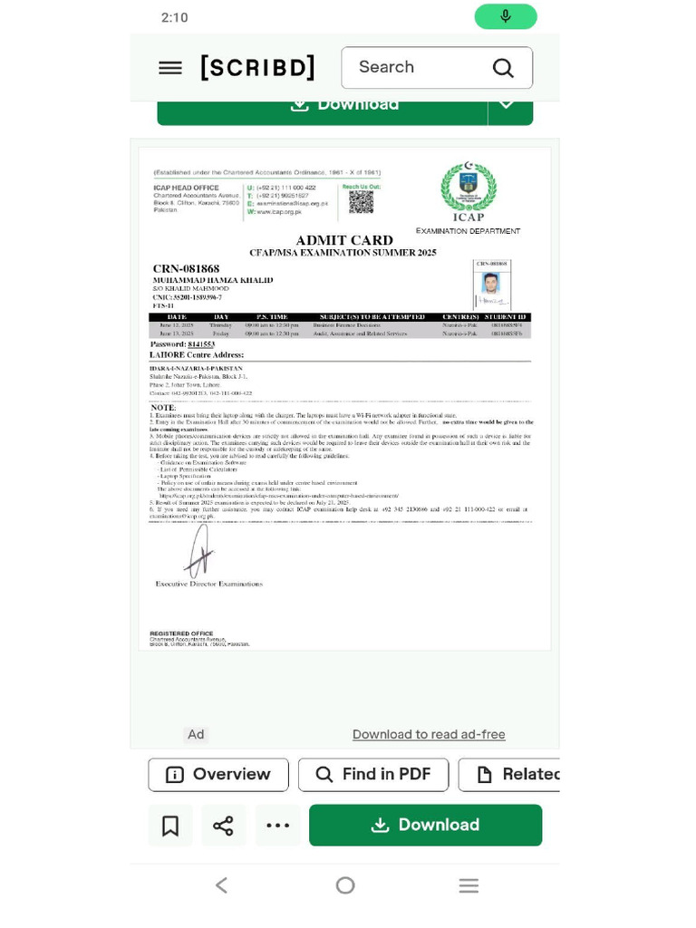 Cafp | PDF