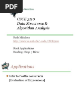 CSCE 3110 Data Structures & Algorithm Analysis: Rada Mihalcea