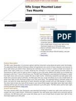 Laser Genetics Rifle Scope Mounted Laser Design at Or With Two Mounts