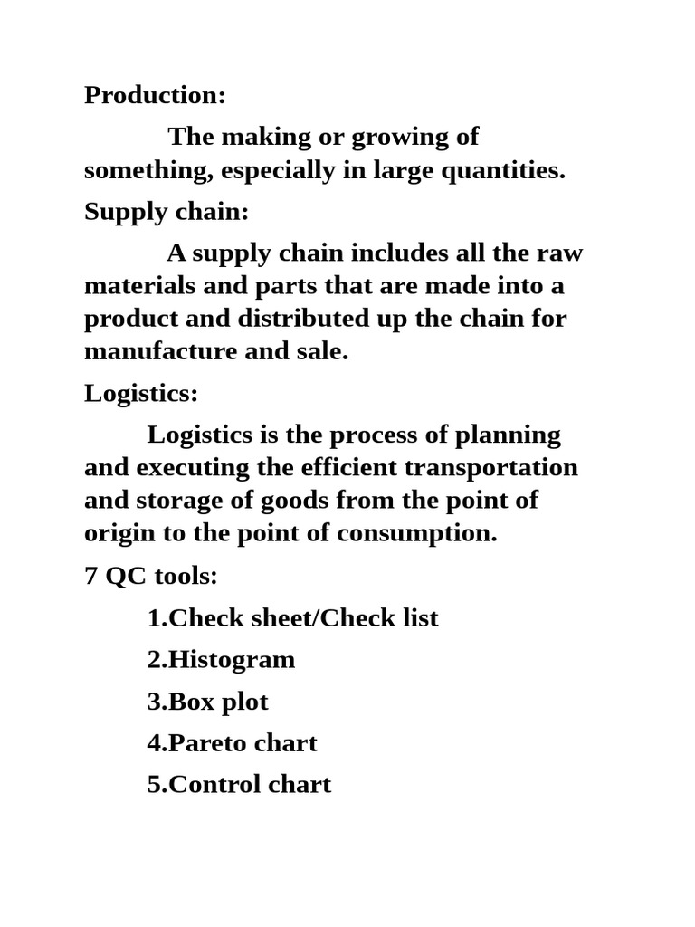 Production and Quality Control Tools | PDF | Scatter Plot | Cartesian ...