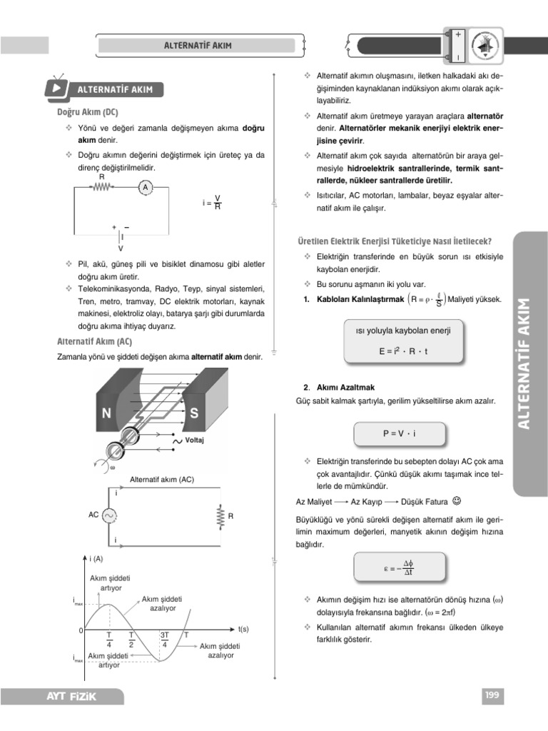 Alternatif Akım-1 | PDF