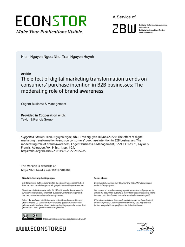 Digital Marketing's Impact on B2B Purchases | PDF | Marketing | Digital ...