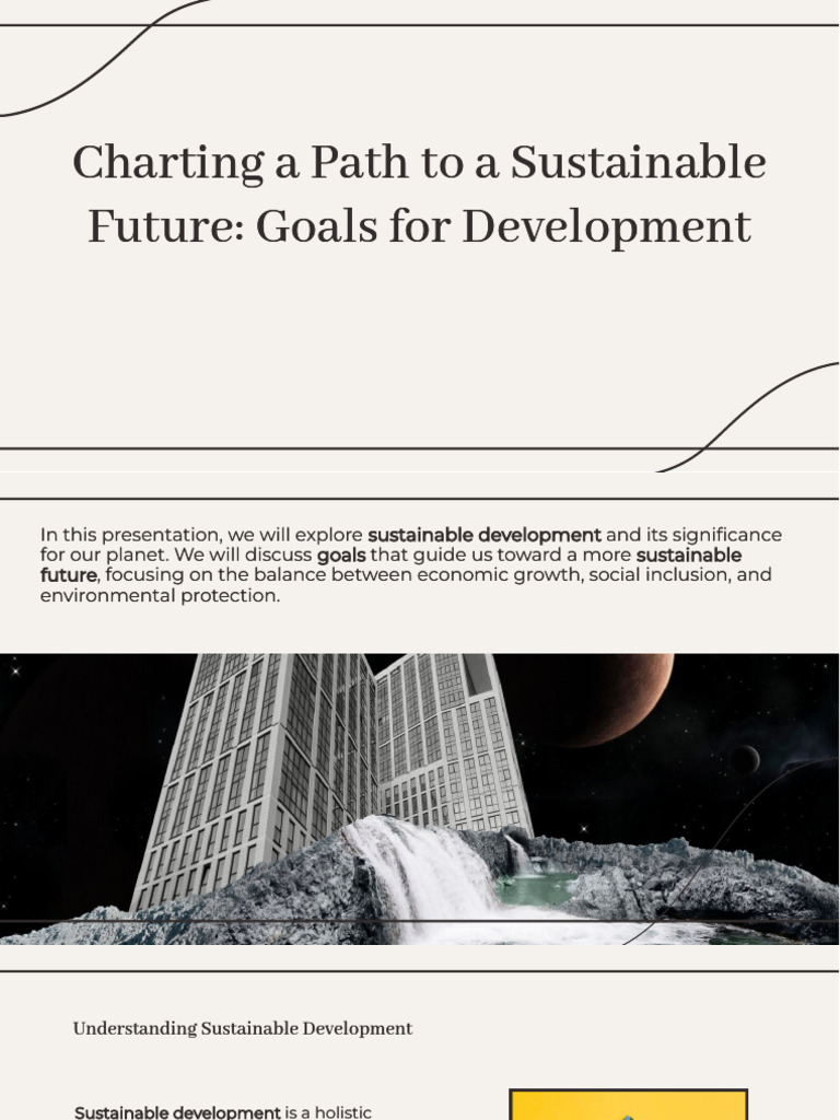 Slidesgo Charting A Path To A Sustainable Future Goals For Development ...