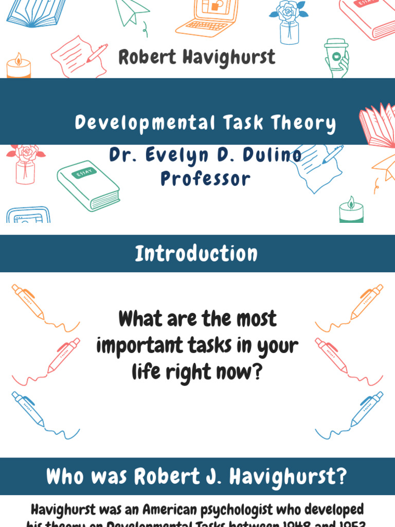 Understanding Havighurst's Developmental Tasks | PDF | Developmental ...