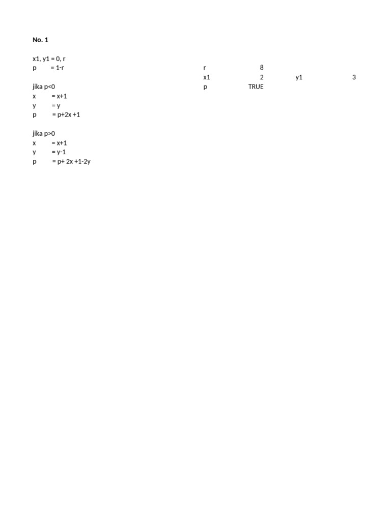 Mathematical Algorithm for Coordinate Calculation | PDF