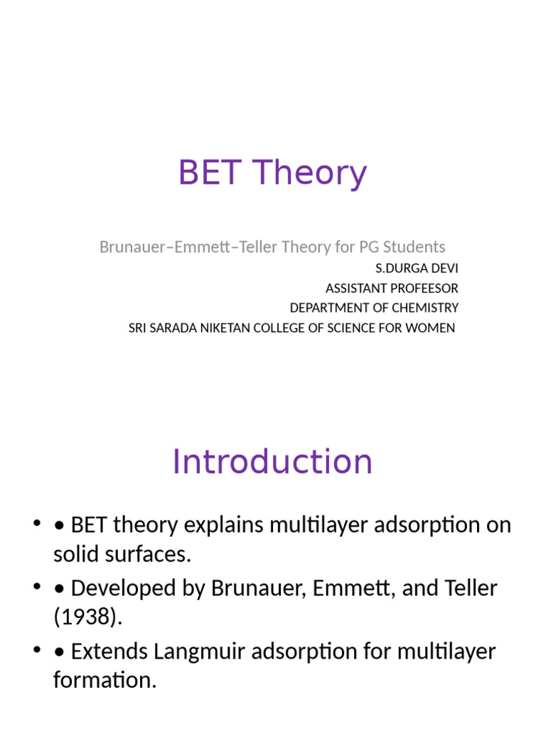 Bet Theory EXPLANATION PPT FOR PG STUDENTS | PDF