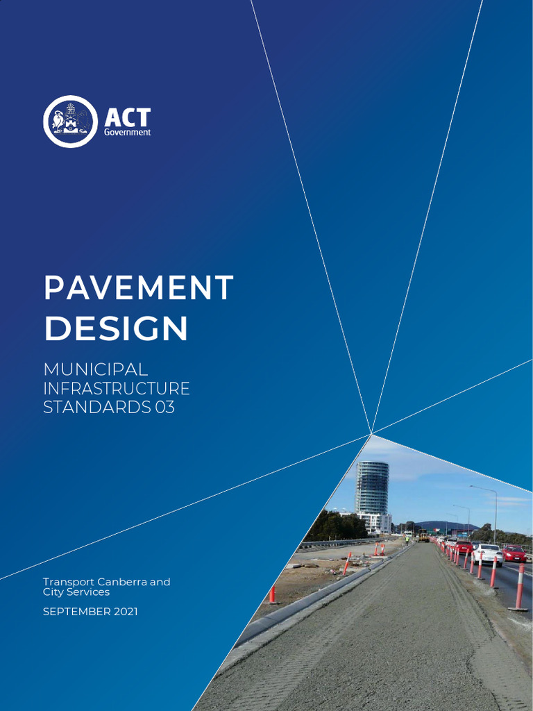 Municipal Infrastructure Standards 03 Pavement Design 1 1 | PDF | Road ...