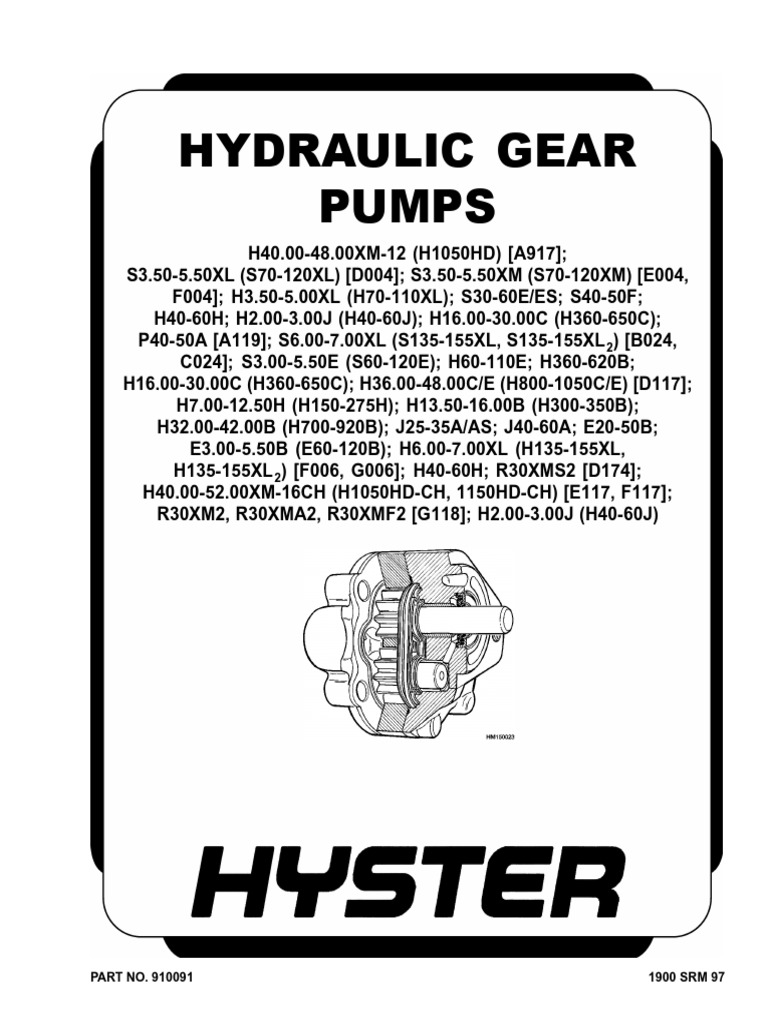 Hydraulic Gear Pump Repair Guide | PDF | Pump | Valve