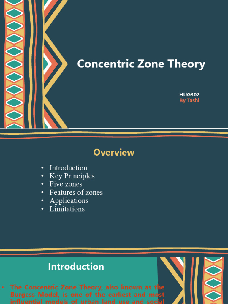 Concentric Zone Theory | PDF | Urban Sprawl | City
