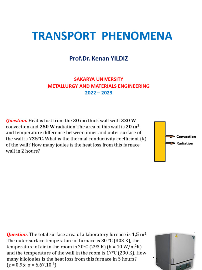 Week5 1 | PDF | Heat Transfer | Thermal Insulation