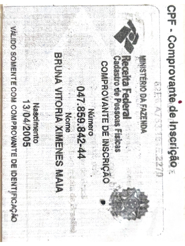 PDF Do CPF | PDF
