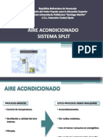 Aire Acondicionado Tipo Split