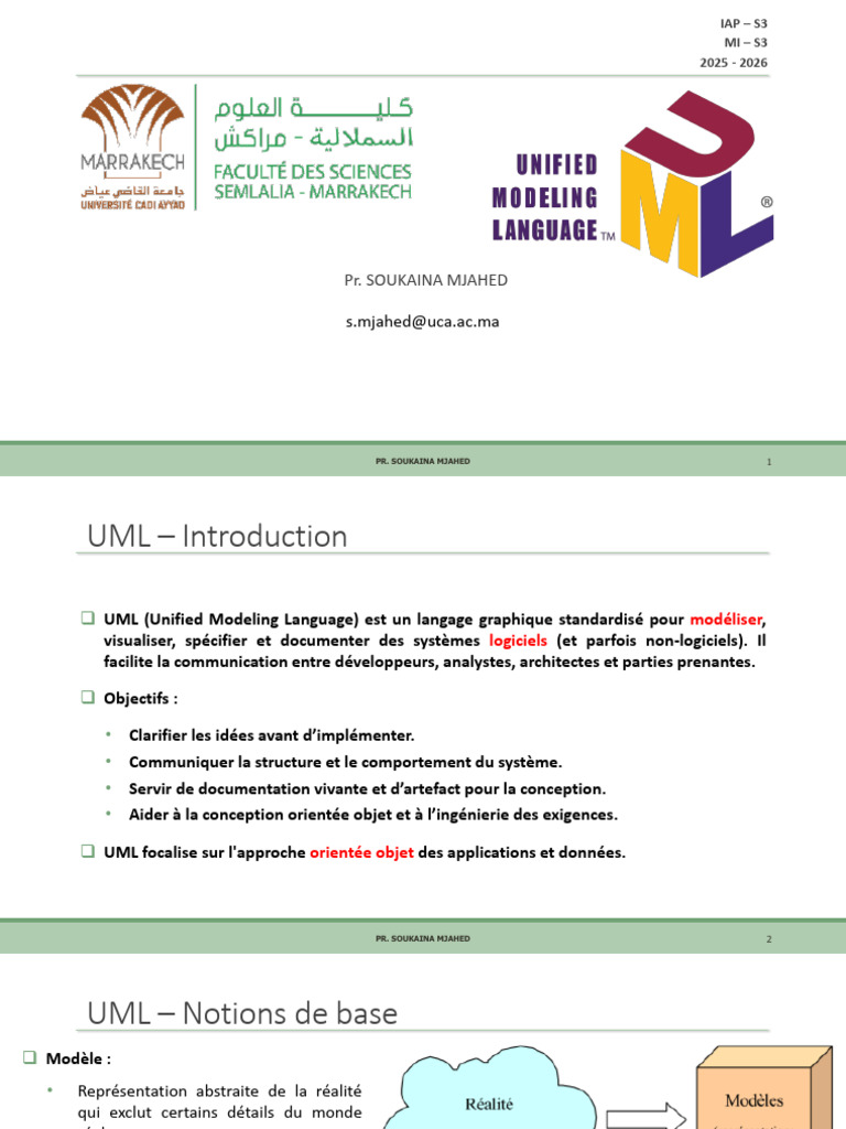 Introduction au langage UML et ses concepts | PDF | Cas d'utilisation ...