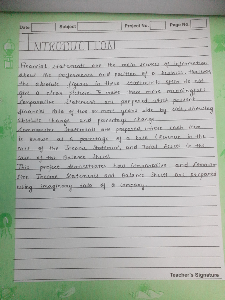 Accts Project ? | PDF | Balance Sheet | Financial Accounting