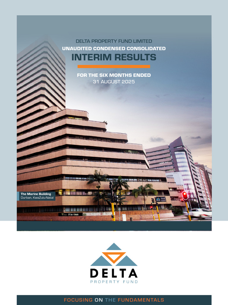 Delta Property Fund Interim Results 2025 | PDF | Expense | Accounting
