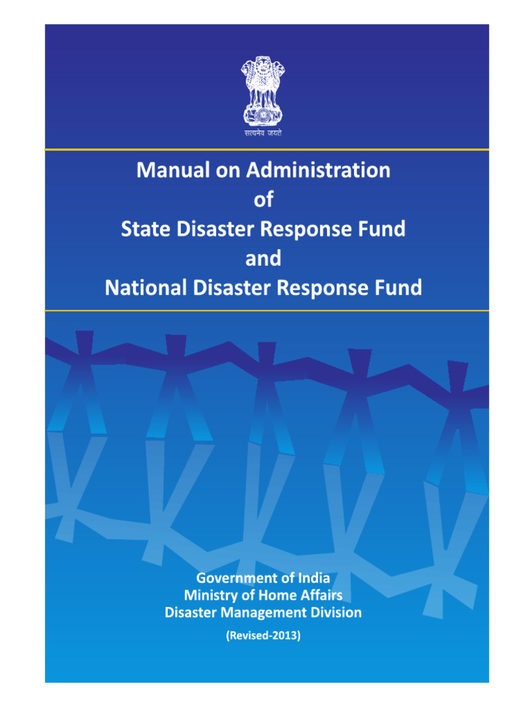 Manual On Administration of State Disaster Response Fund and National ...