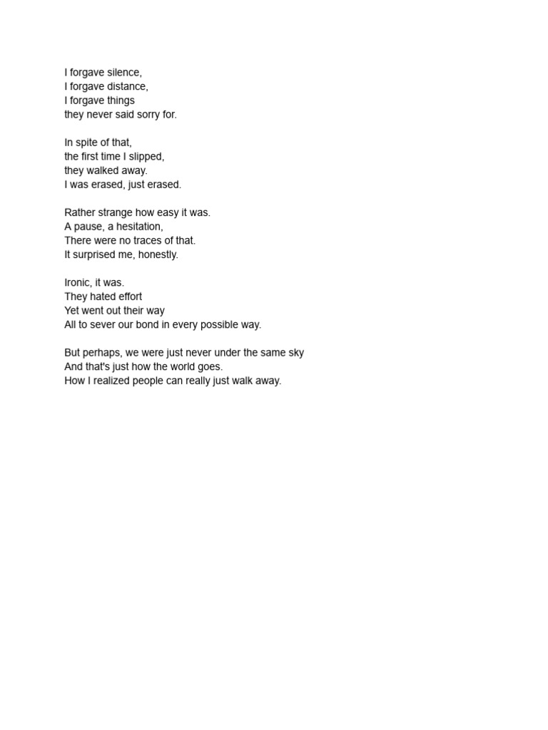 Sample Poetry | PDF