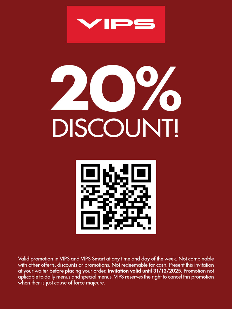 20% Discount Promotion at VIPS 2025 | PDF