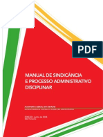 Manual Sindicancia Processo Administrativo Disciplinar