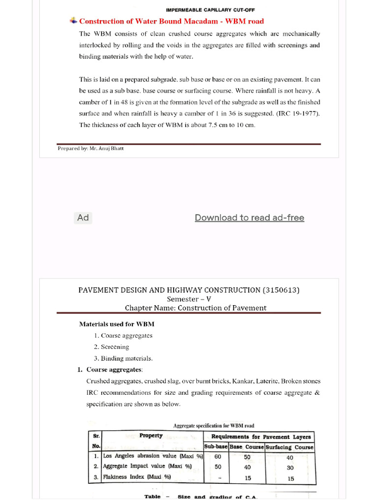 WBM PDHC | PDF
