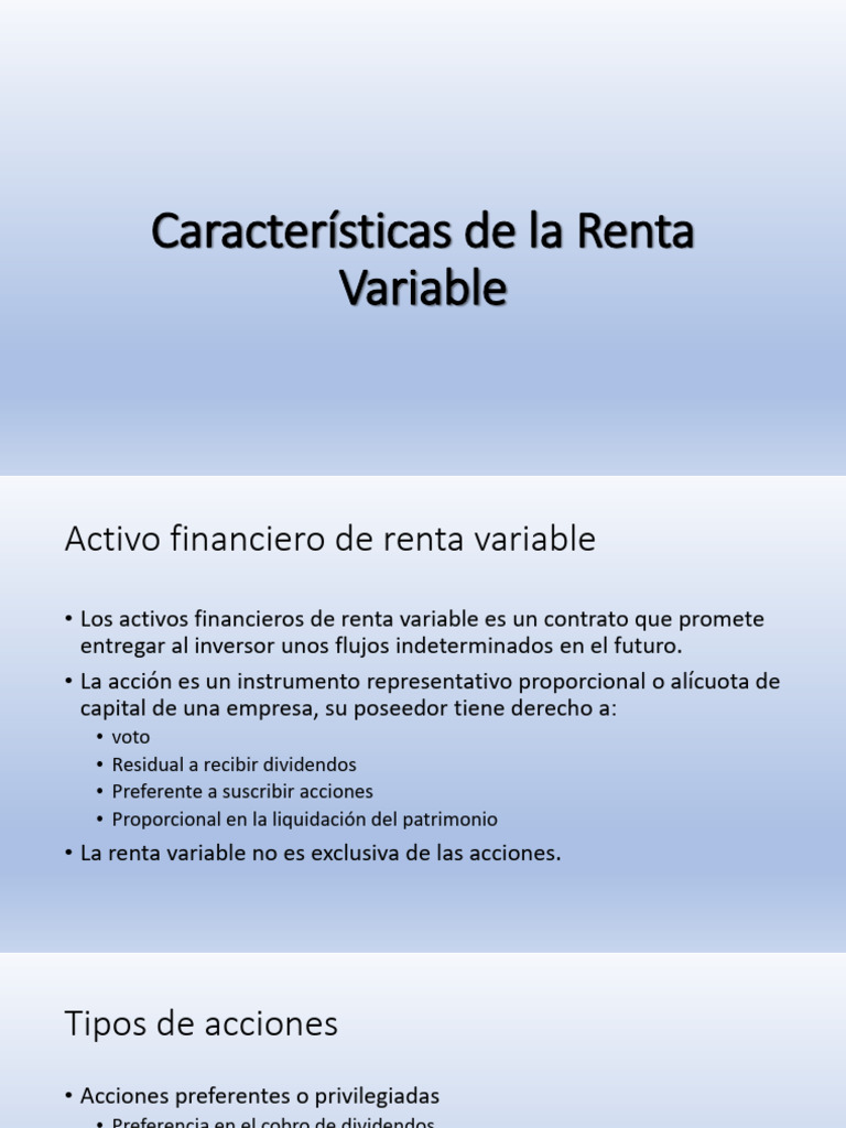 Guía Completa sobre Renta Variable | PDF | Compartir (Finanzas) | Dinero
