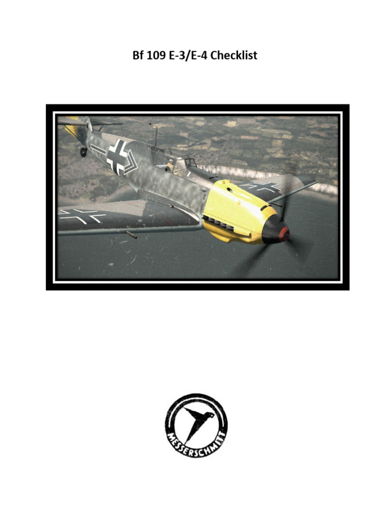109 Checklist v3 | PDF | Aviation | Aircraft
