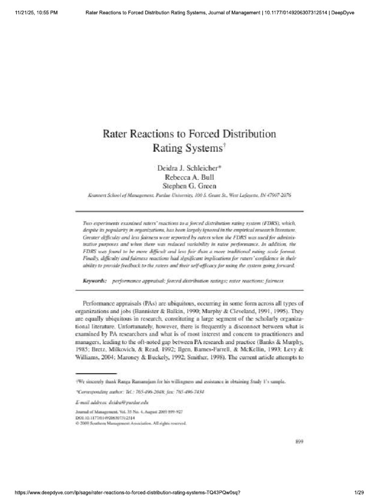 Rater | PDF