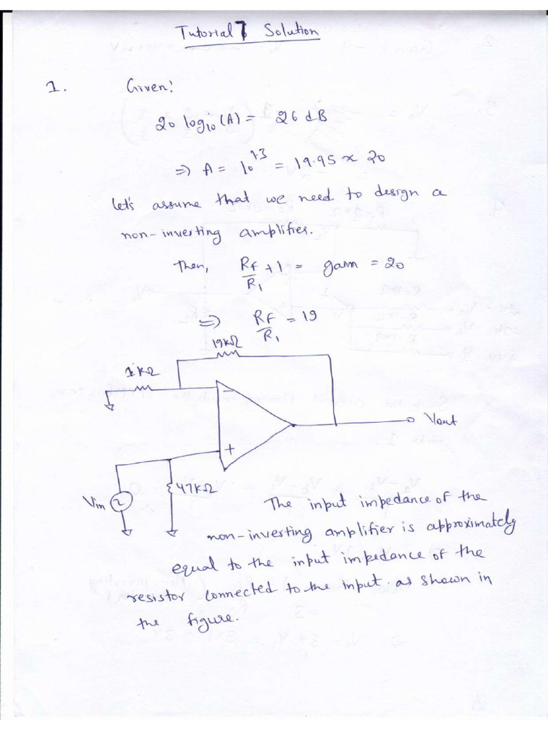Tutorial 7 Solution | PDF
