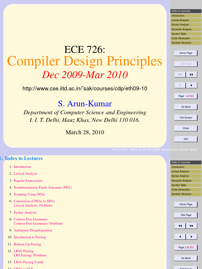 Compiler Design Principles Overview | PDF | Parsing | Compiler