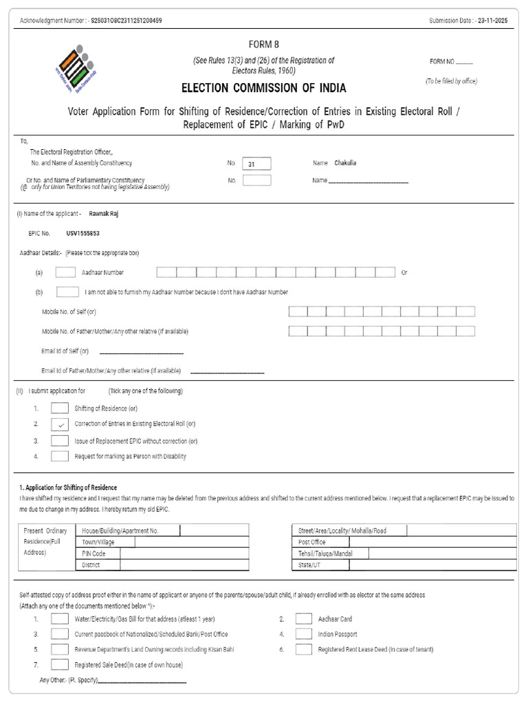 Signed S25 Form 31 S25031O8C2311251200459 Form8S250 | PDF