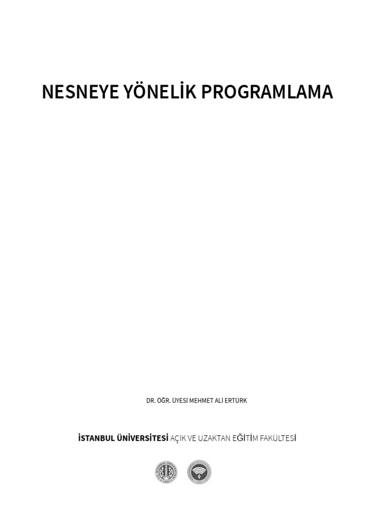 Nesneye Yönelik Programlama | PDF