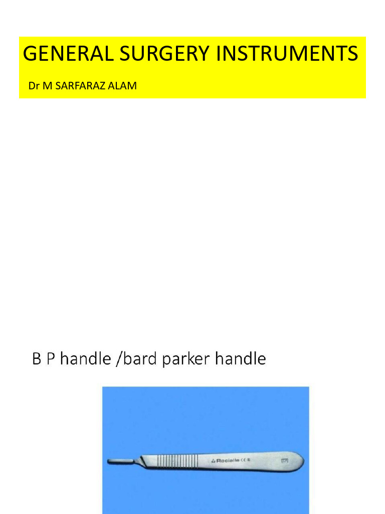 General Surgery Instruments 250904 091138 | PDF