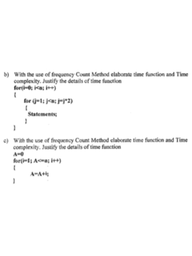 Time Complexity | PDF