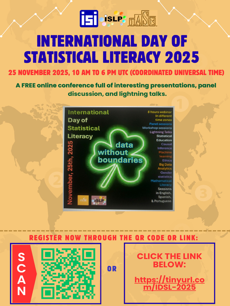 IDSL 2025: Online Statistical Literacy Conference | PDF | Statistics ...