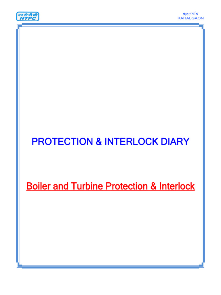 Boiler Protection & Interlock Diary | PDF | Gases | Mechanical Engineering