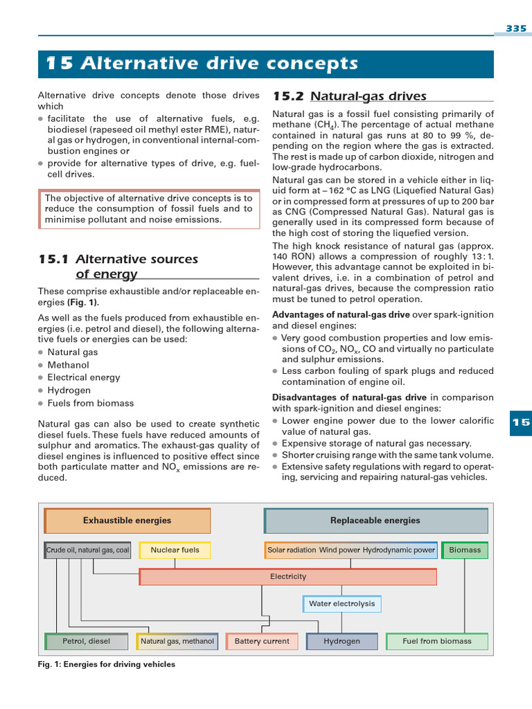Alternative Drive Concepts Overview | PDF | Natural Gas | Diesel Fuel