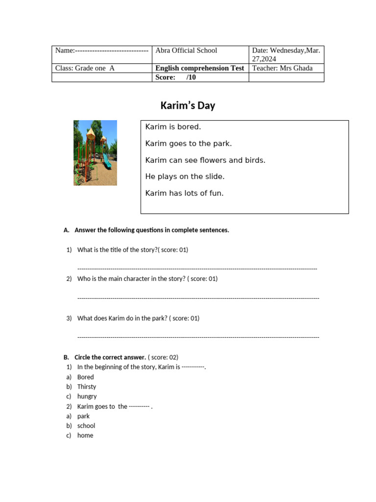 Worksheet g 1 | PDF