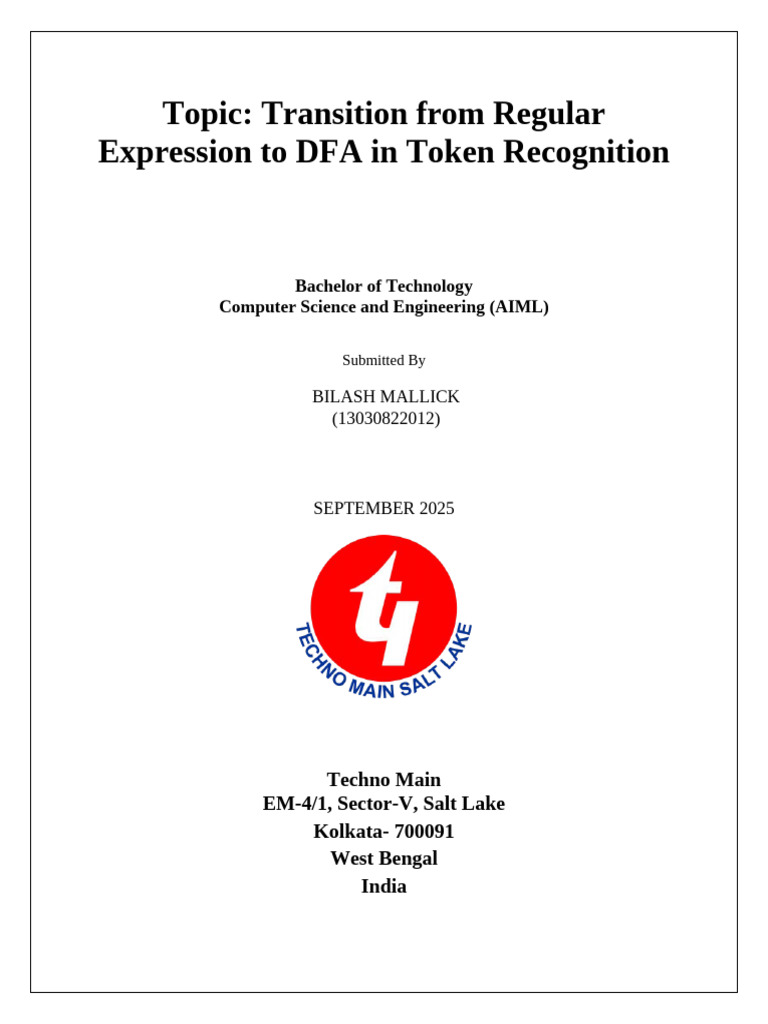 Bilash Mallick Ca2 | PDF | Regular Expression | Computer Programming