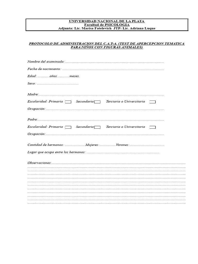 Protocolo Cat A | PDF