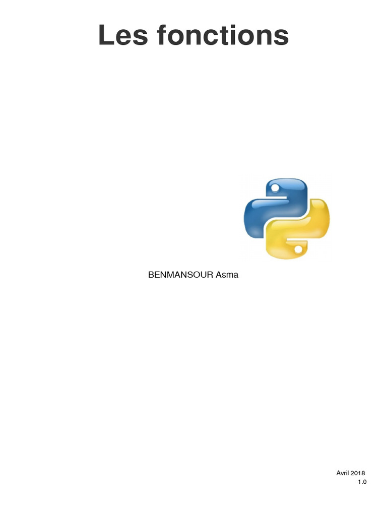 Chapitre5 Version PDF | PDF | Programme informatique | Programmation