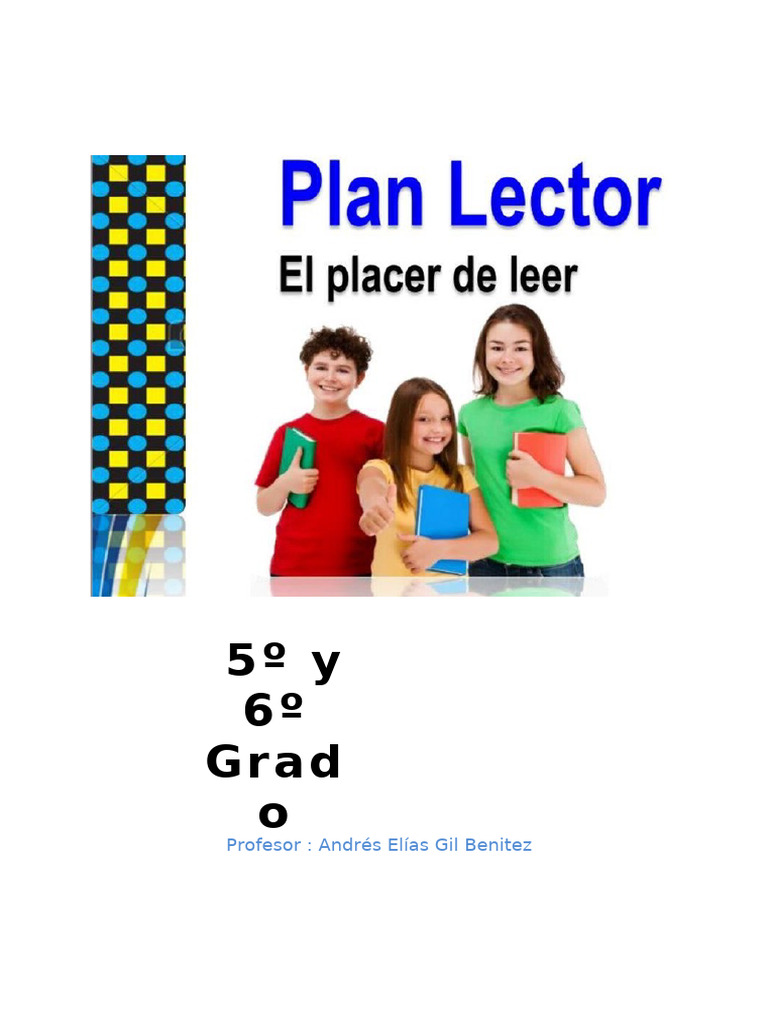 Plan Lector para Quinto y Sexto Grado | PDF | Educación primaria | Maestros
